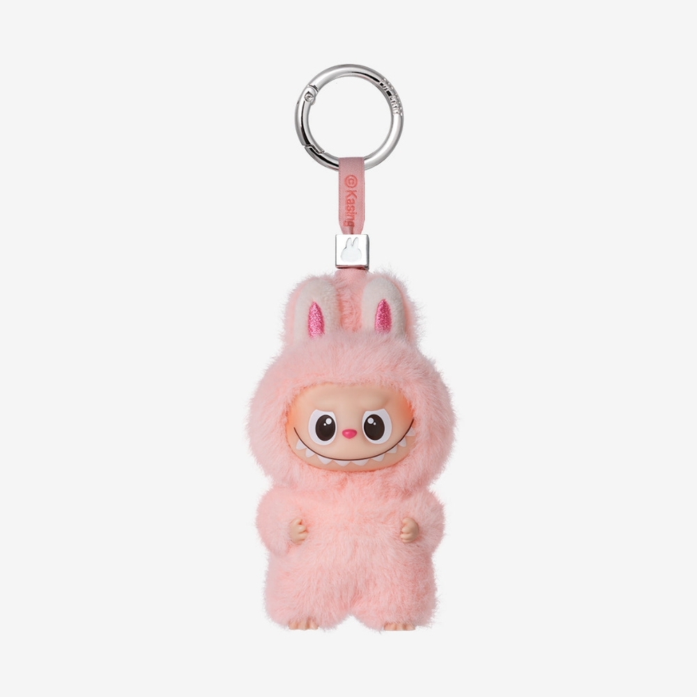 "U" Pop Mart Labubu Pin for Love Letter Plush Pendant Pink New